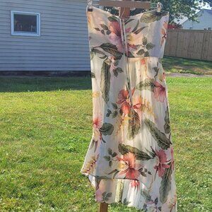 Tropical Group Halter Dress